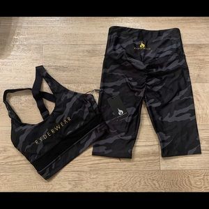 Ryderwear bra and legging set
